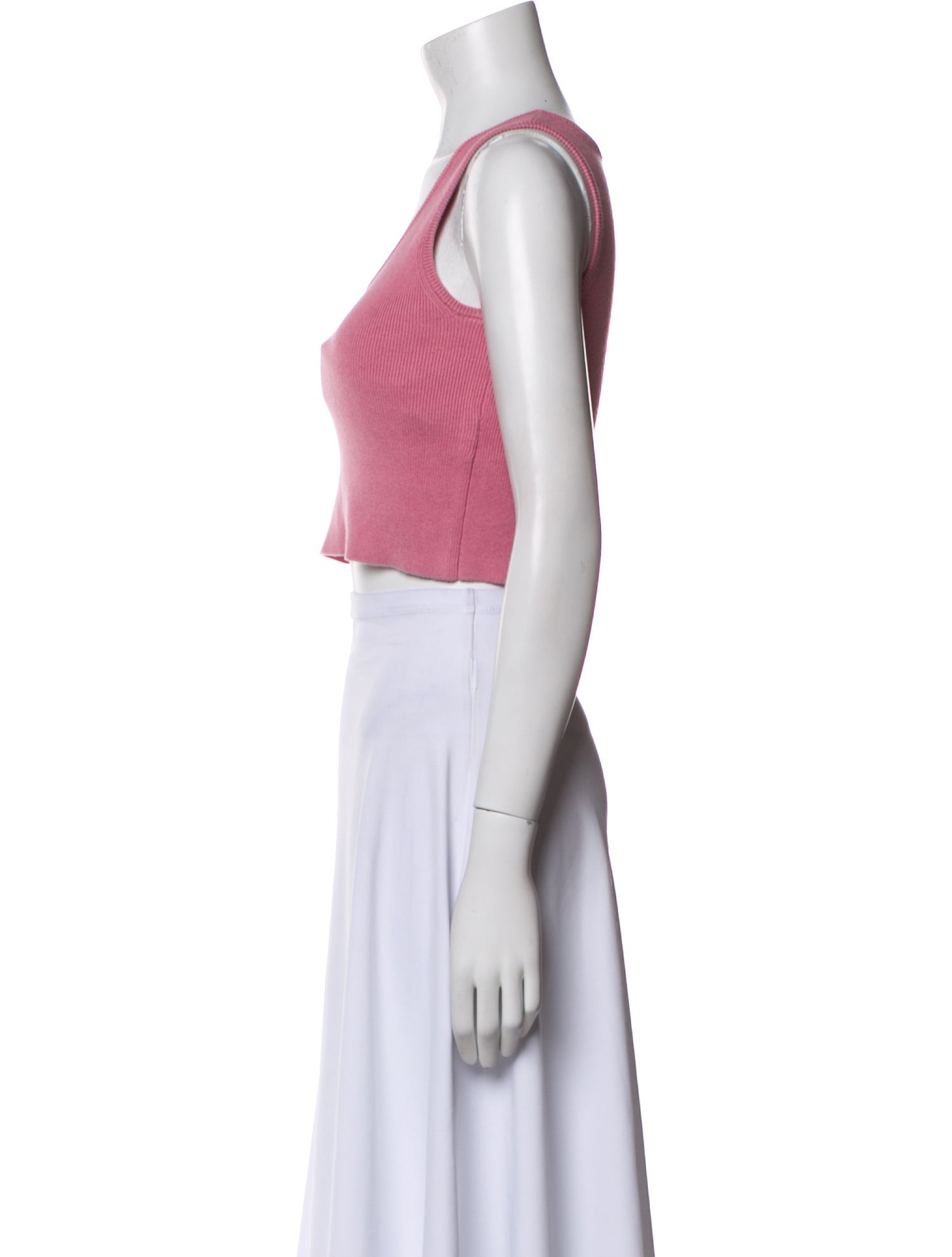 Sablyn Square Neckline Sleeveless Crop Top