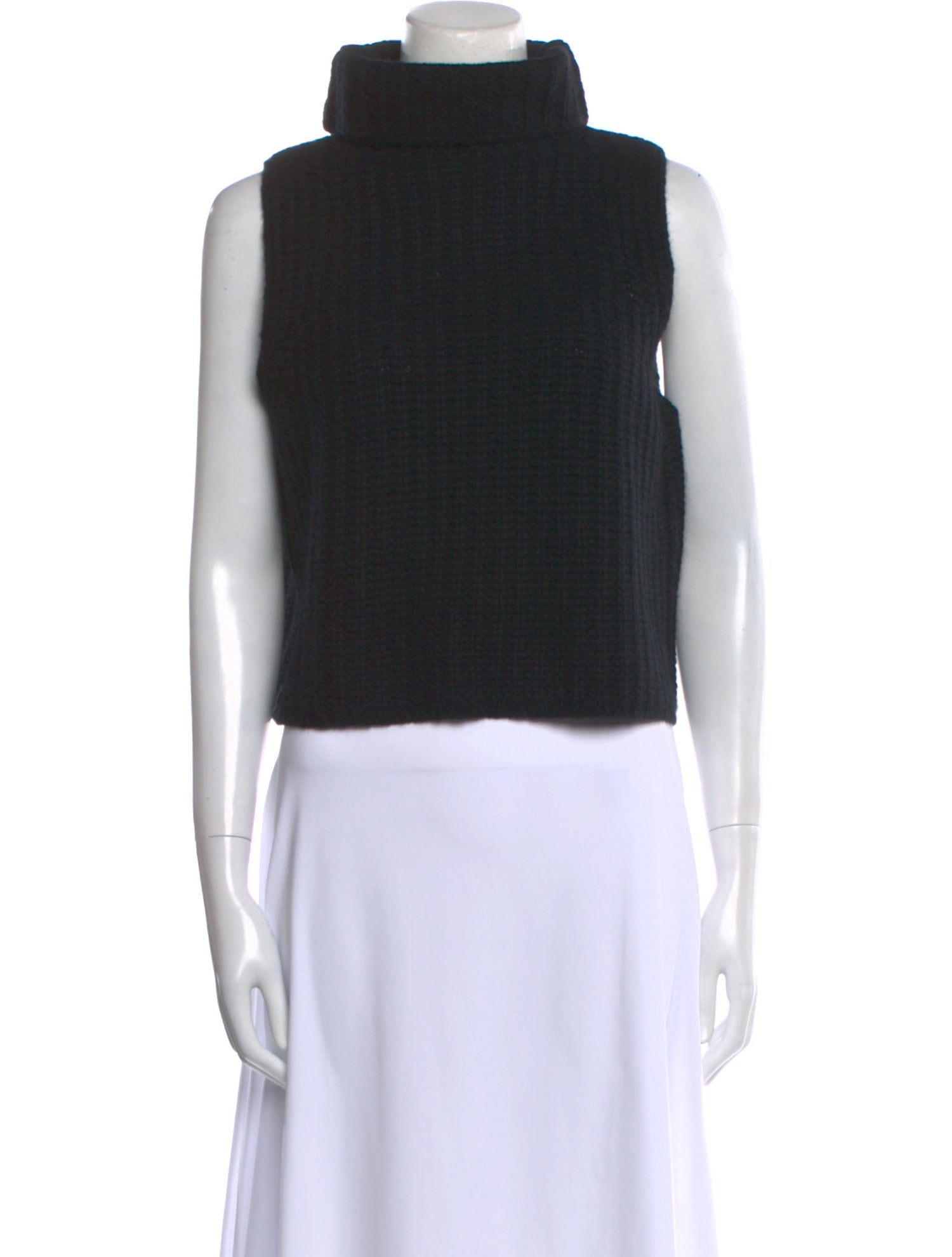 Sablyn Cashmere Turtleneck Crop Top