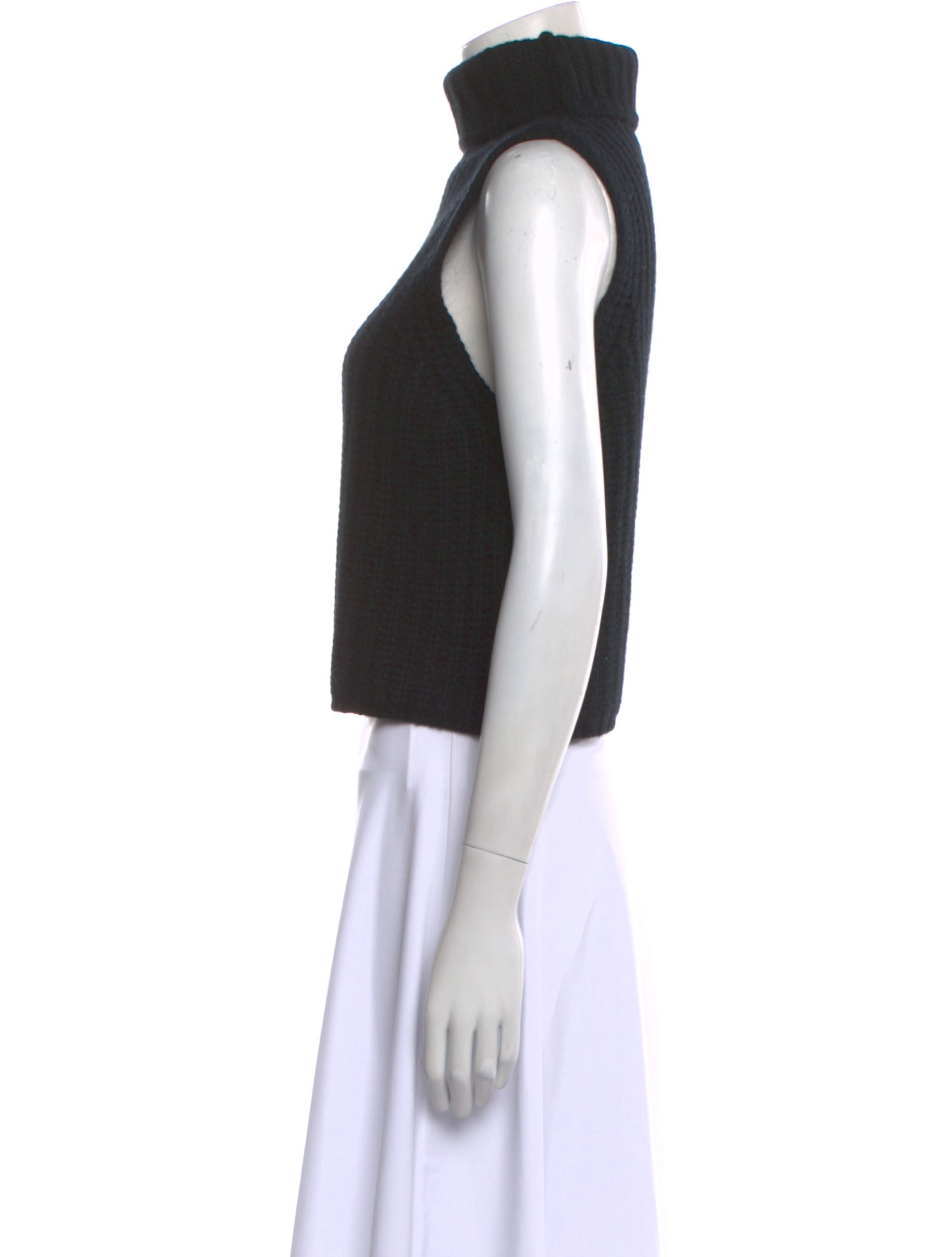 Sablyn Cashmere Turtleneck Crop Top