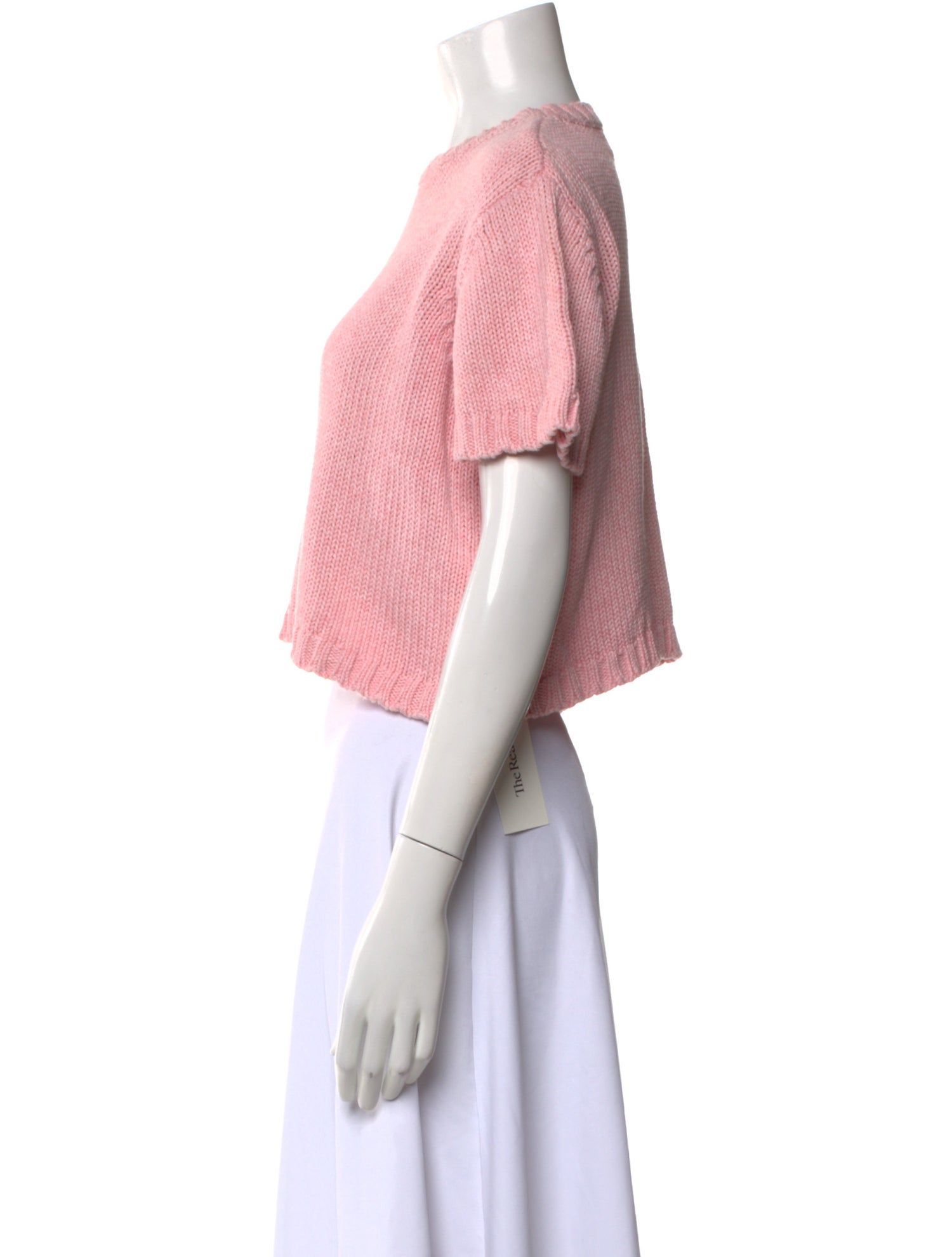 Sablyn Crew Neck Short Sleeve Crop Top