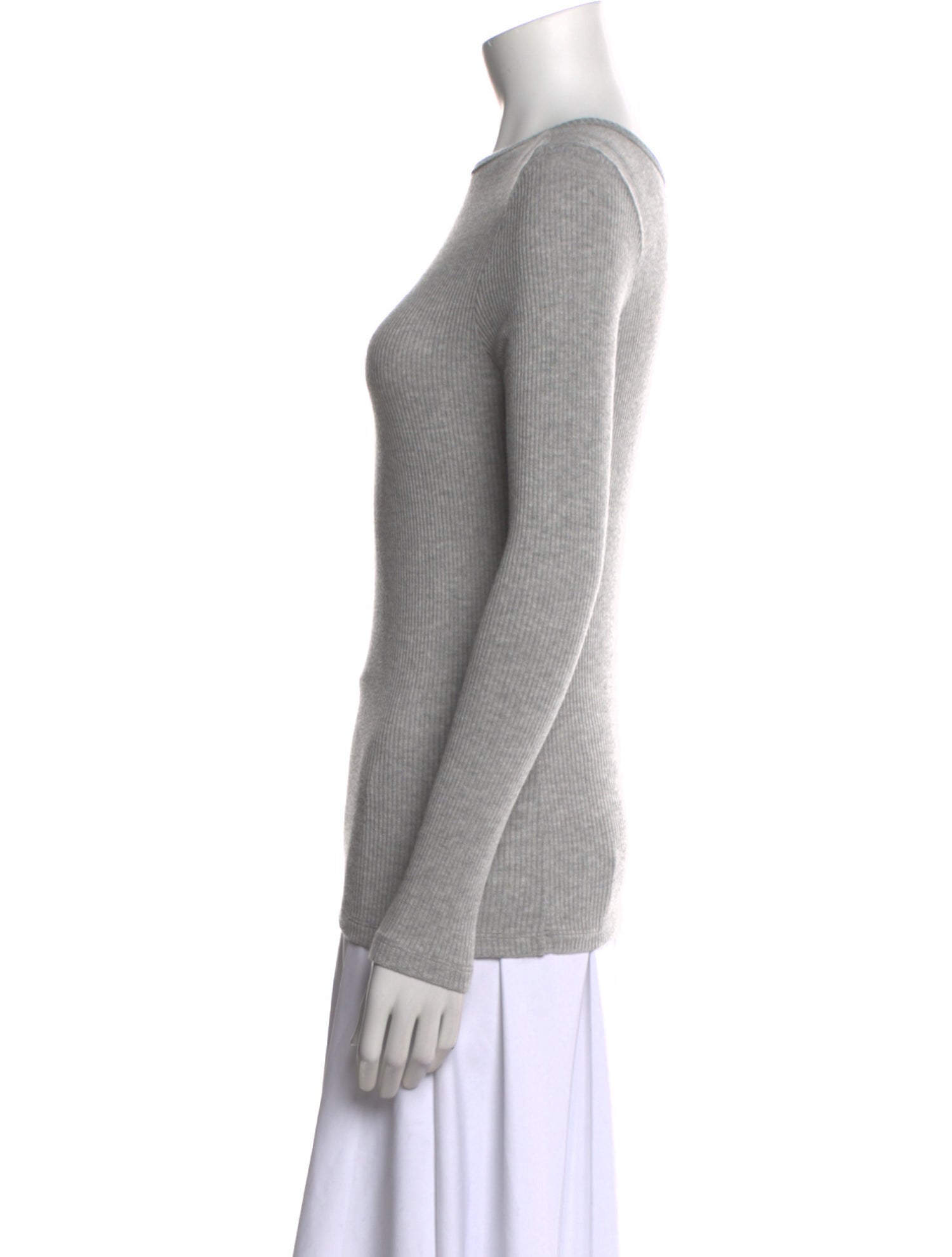 Sablyn Bateau Neckline Long Sleeve Top