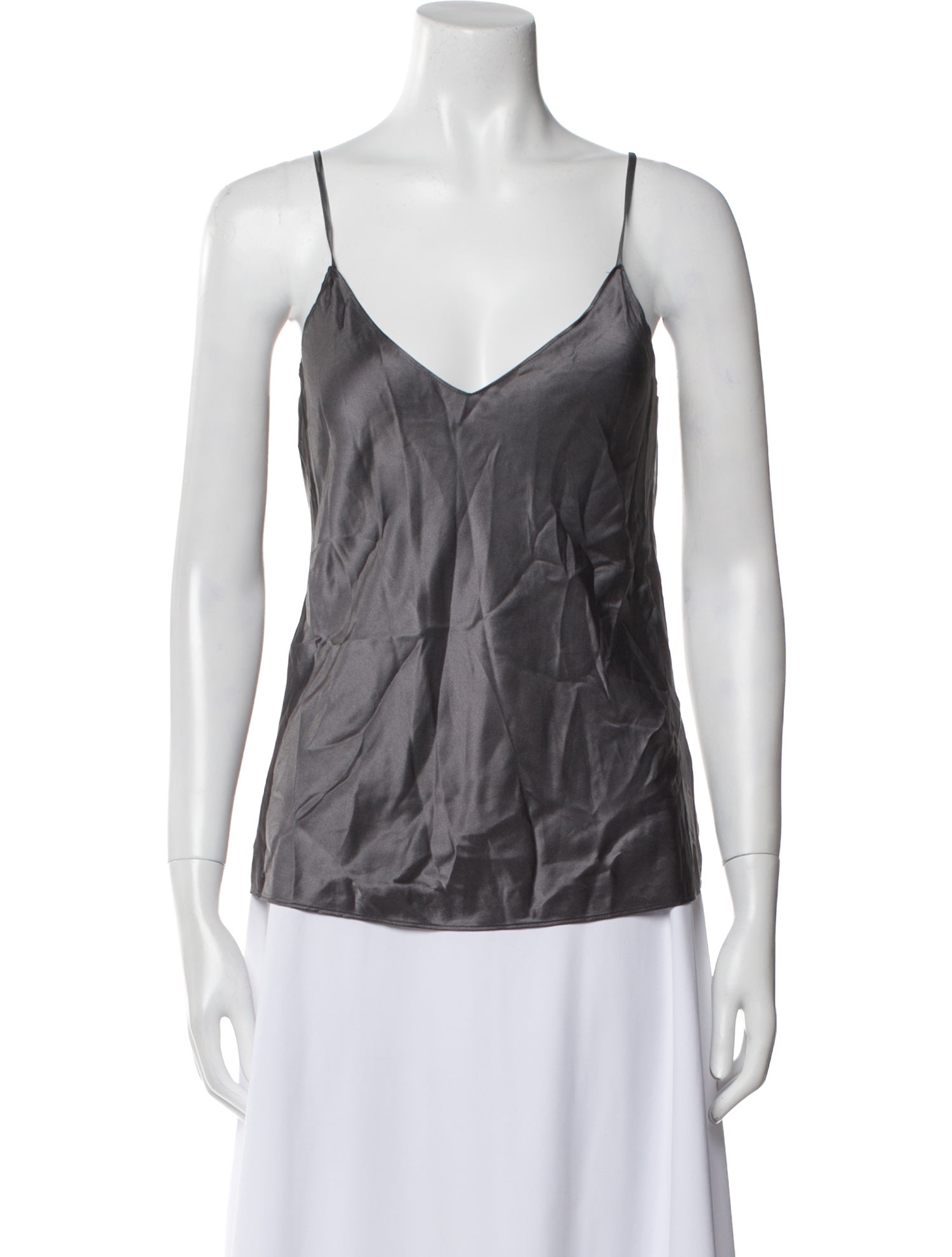 Sablyn Silk V-Neck Top