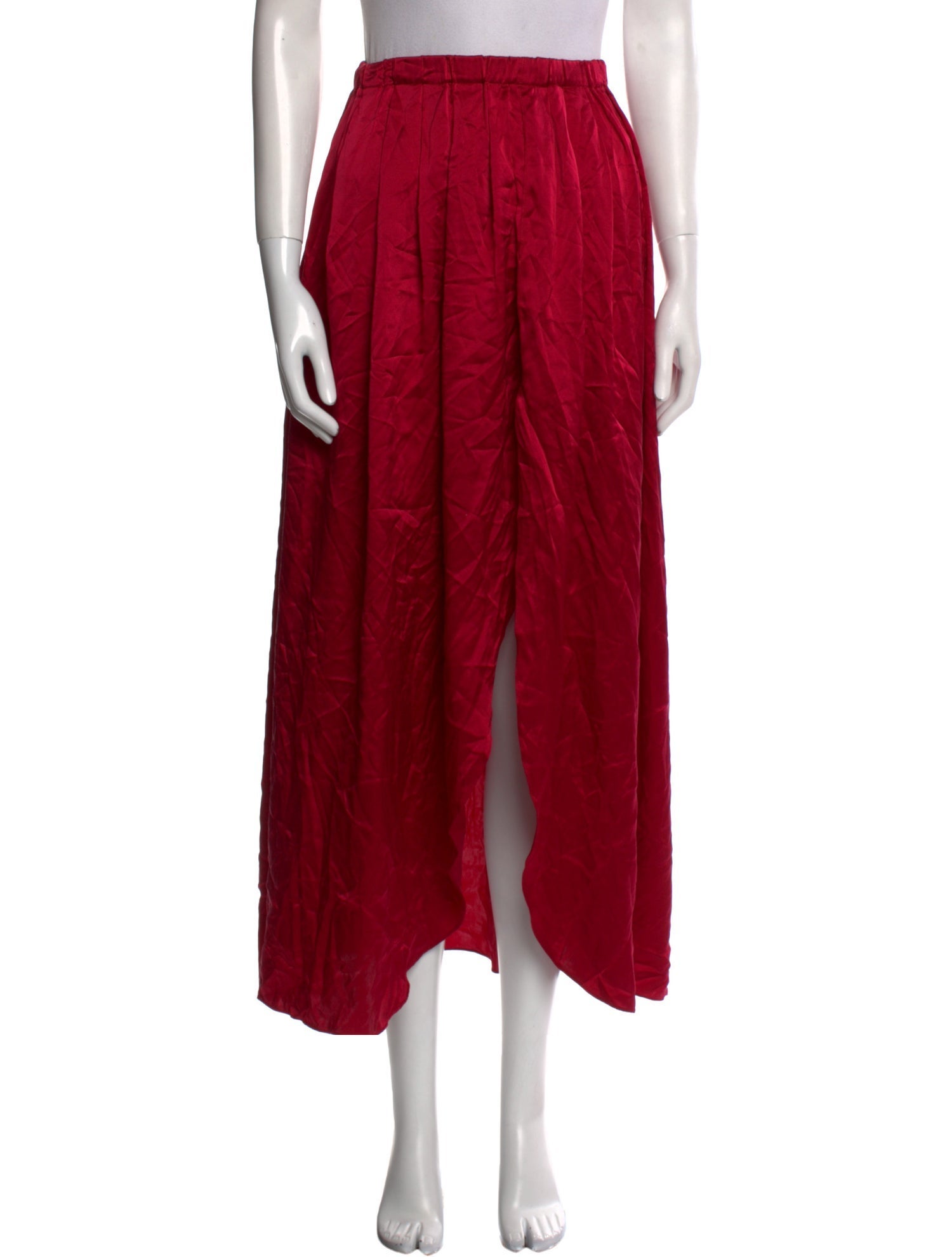 Sablyn Silk Midi Length Skirt