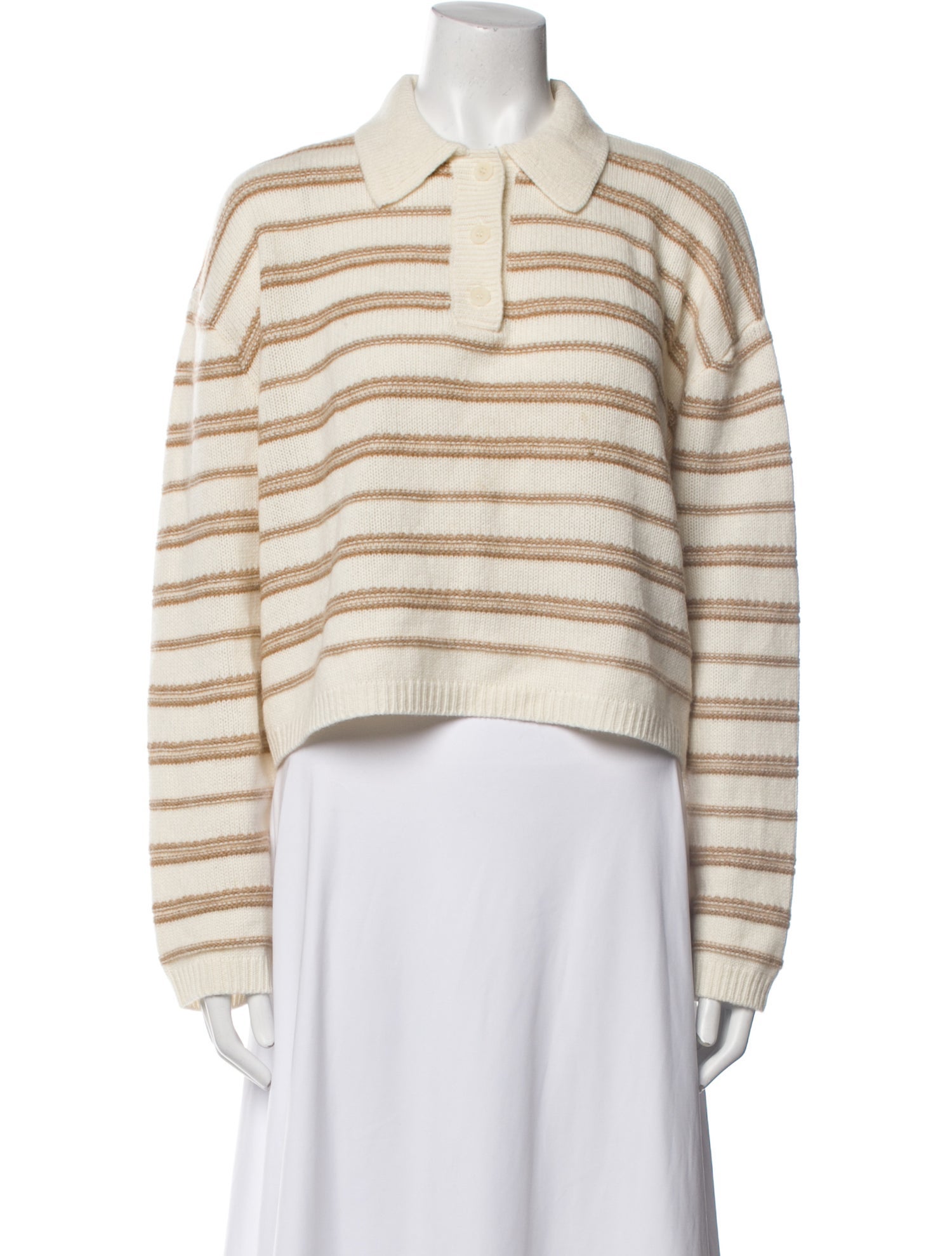 Sablyn Cashmere Striped Sweater