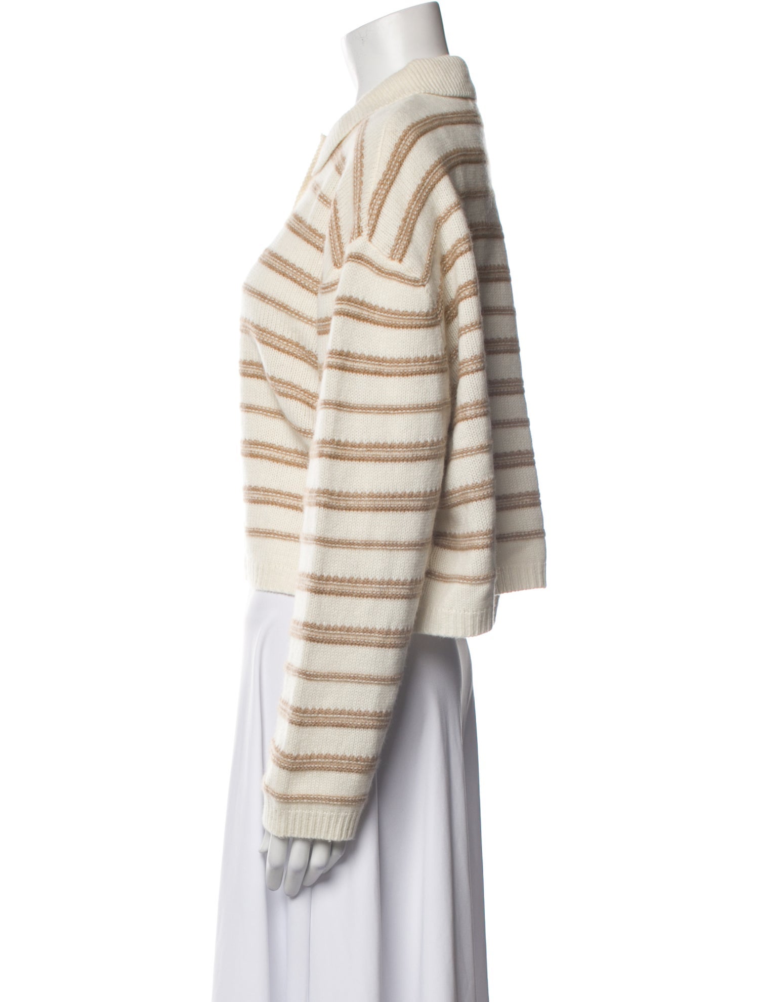 Sablyn Cashmere Striped Sweater