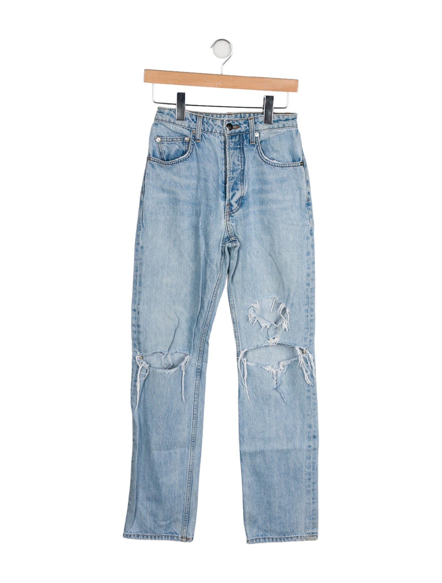 Sablyn High-Rise Straight Leg Jeans