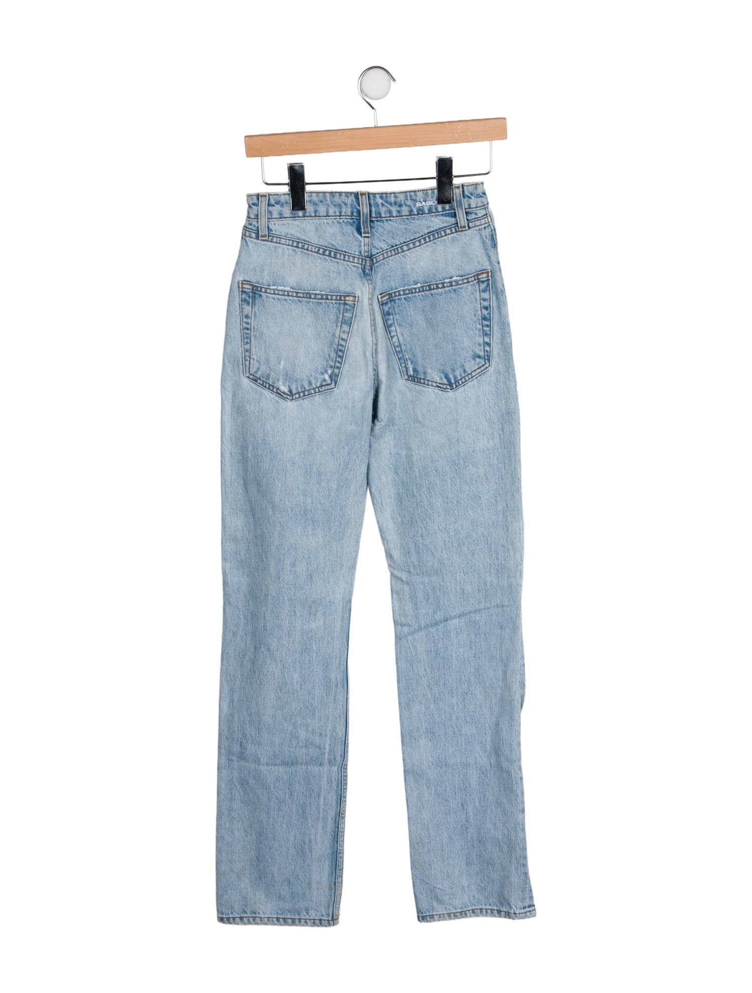 Sablyn High-Rise Straight Leg Jeans
