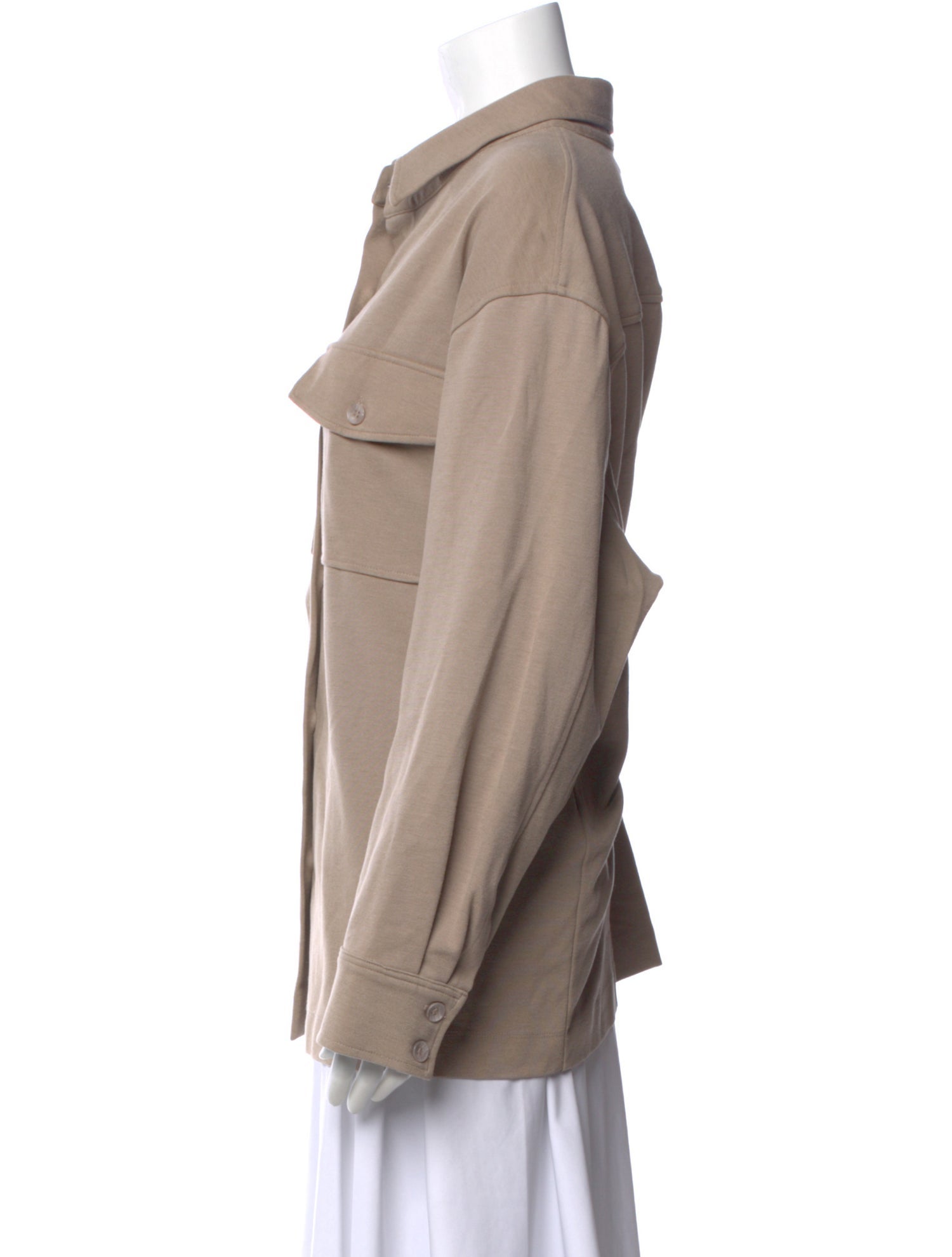 Sablyn Silk Long Sleeve Button-Up Top