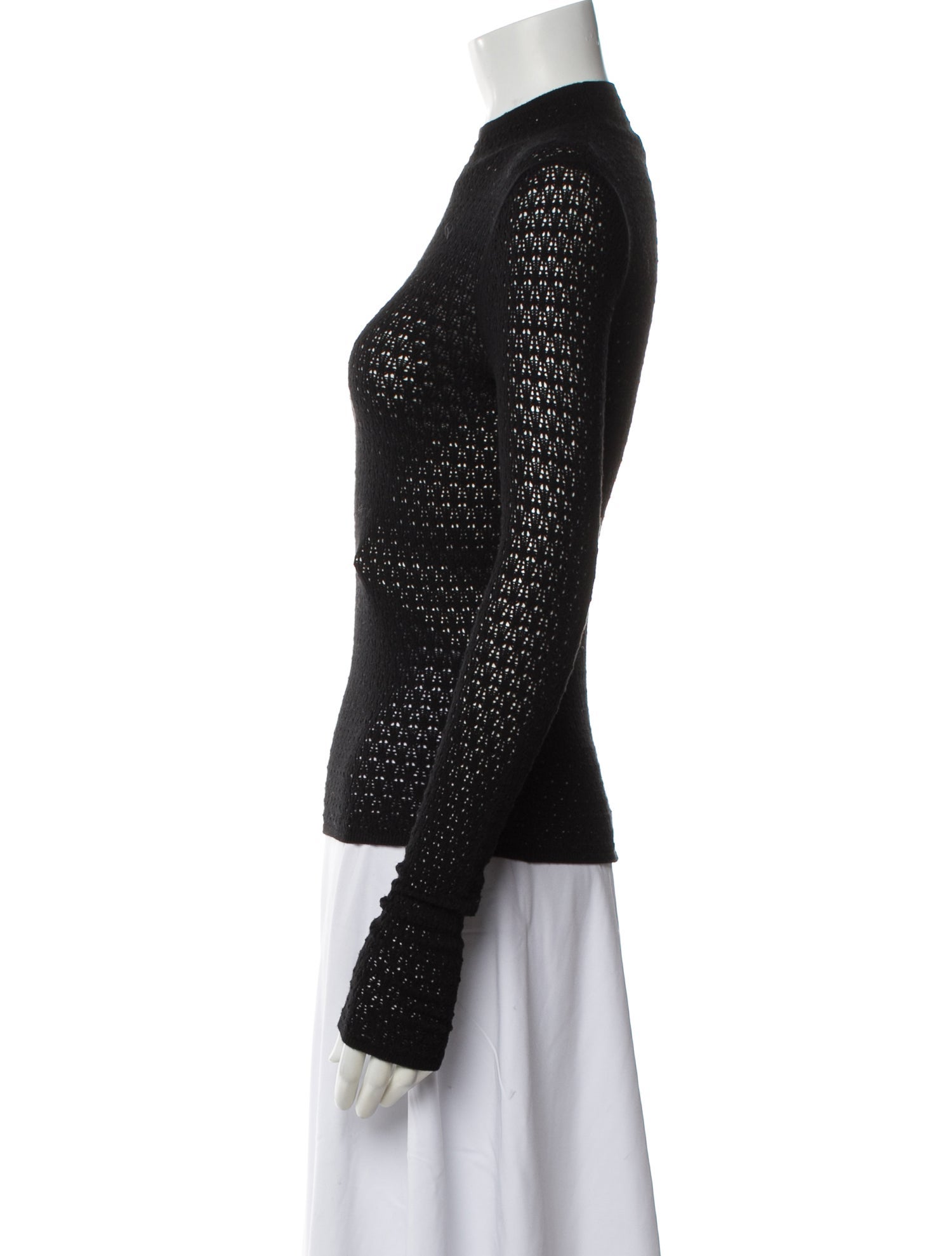 Sablyn Wool Mock Neck Sweater