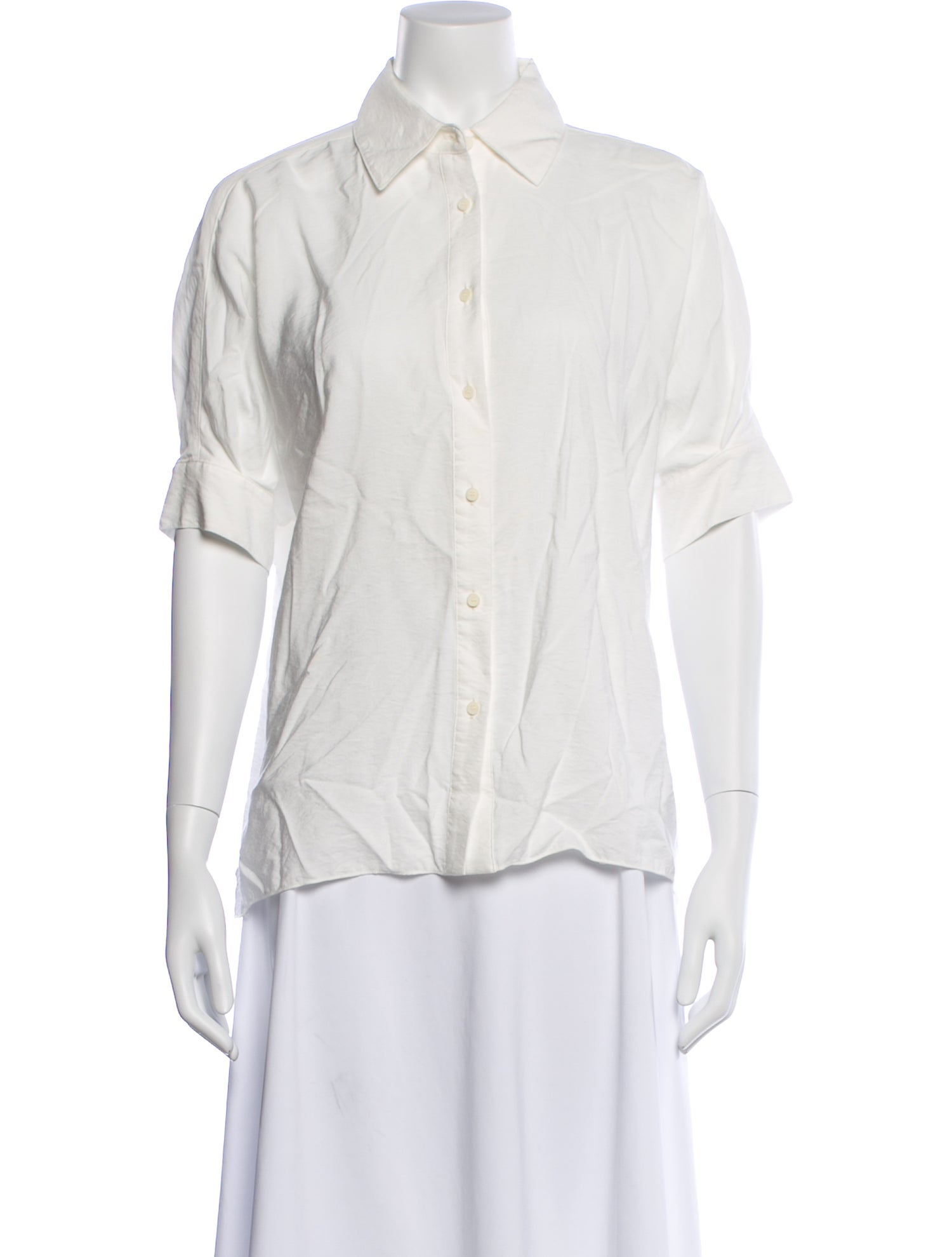 Sablyn Short Sleeve Button-Up Top