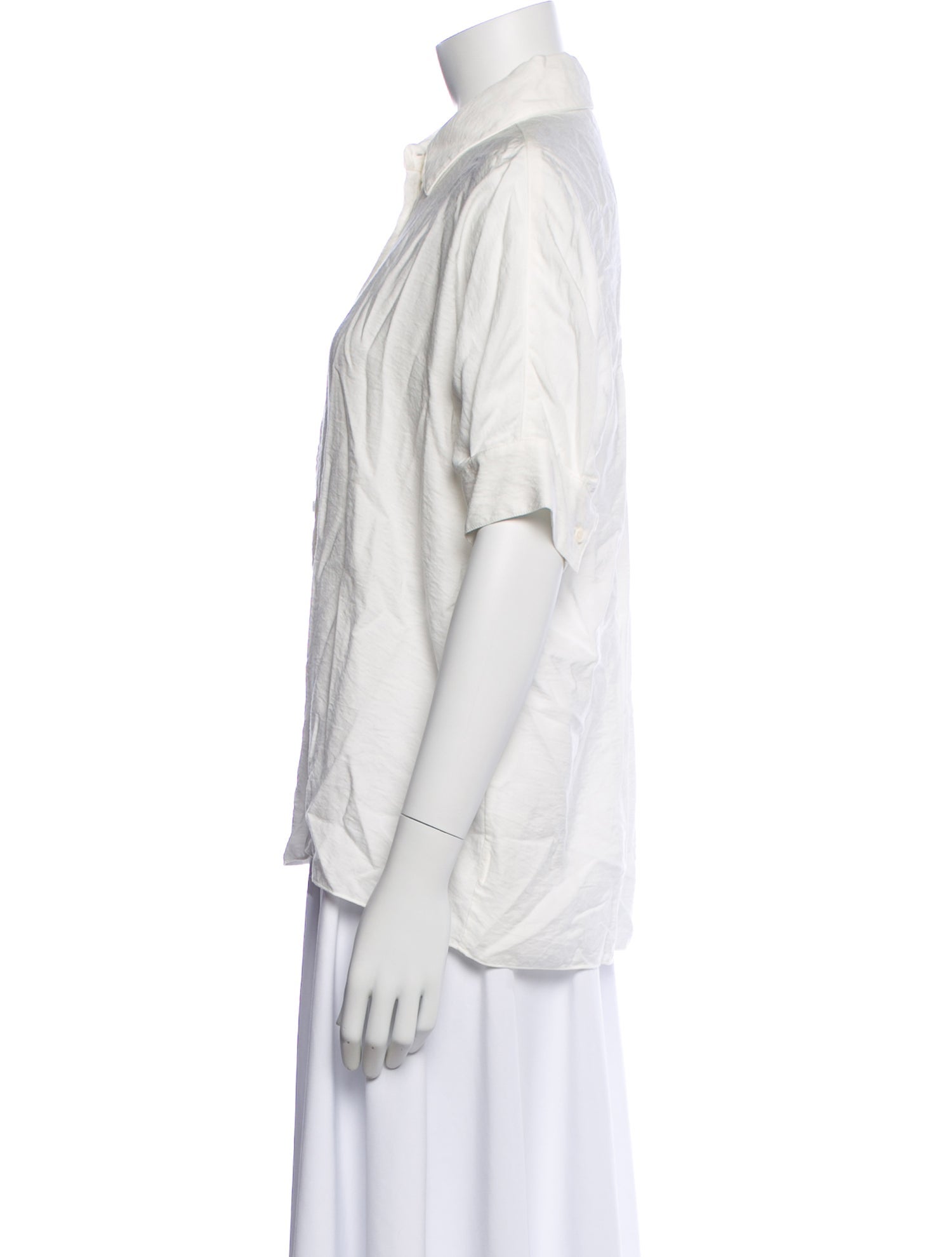 Sablyn Short Sleeve Button-Up Top
