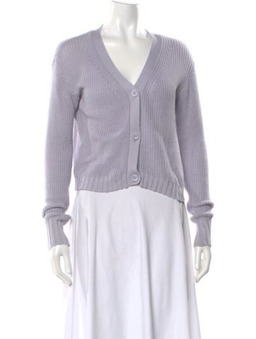 Pre-owned Sablyn V-neck Sweater In Purple