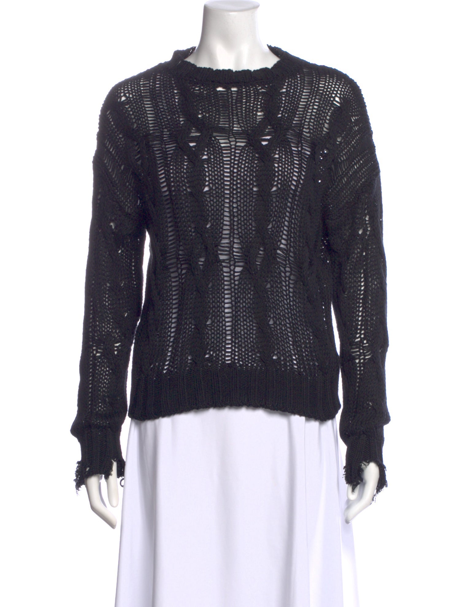 Sablyn Crew Neck Long Sleeve Top