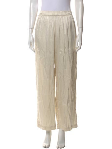 Pre-owned Sablyn Silk Wide Leg Pants