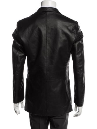 Second/Layer Leather Blazer