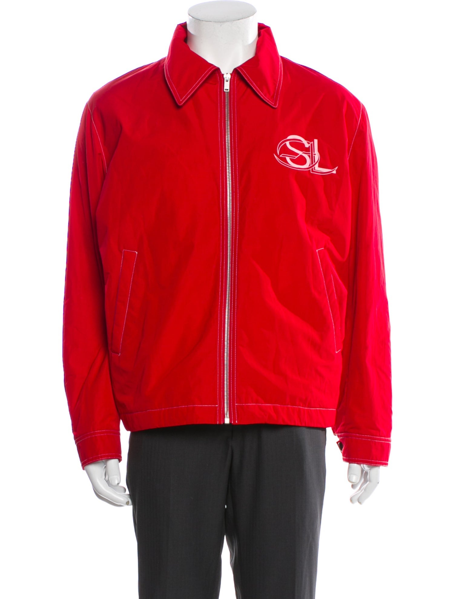 Second/Layer Graphic Print Windbreaker