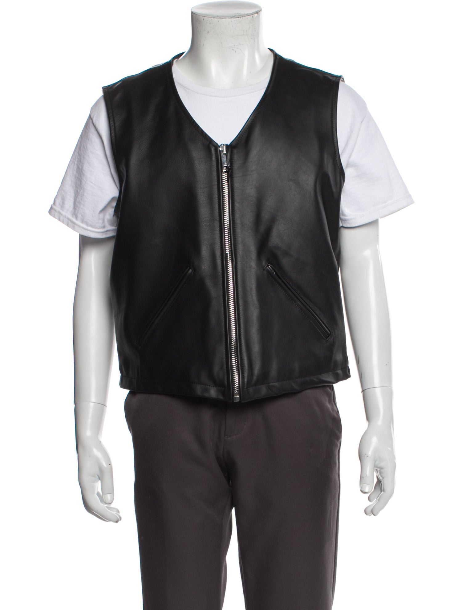 Second/Layer Leather Vest
