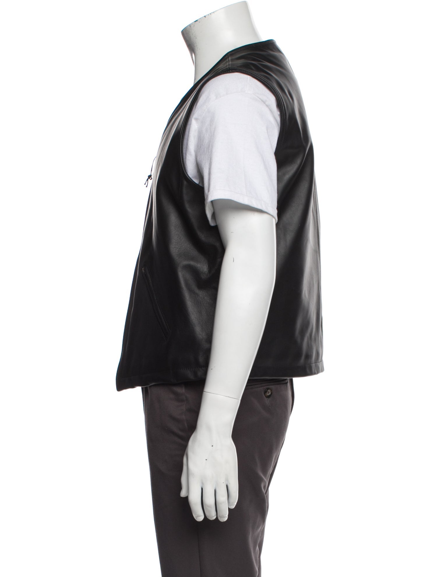 Second/Layer Leather Vest