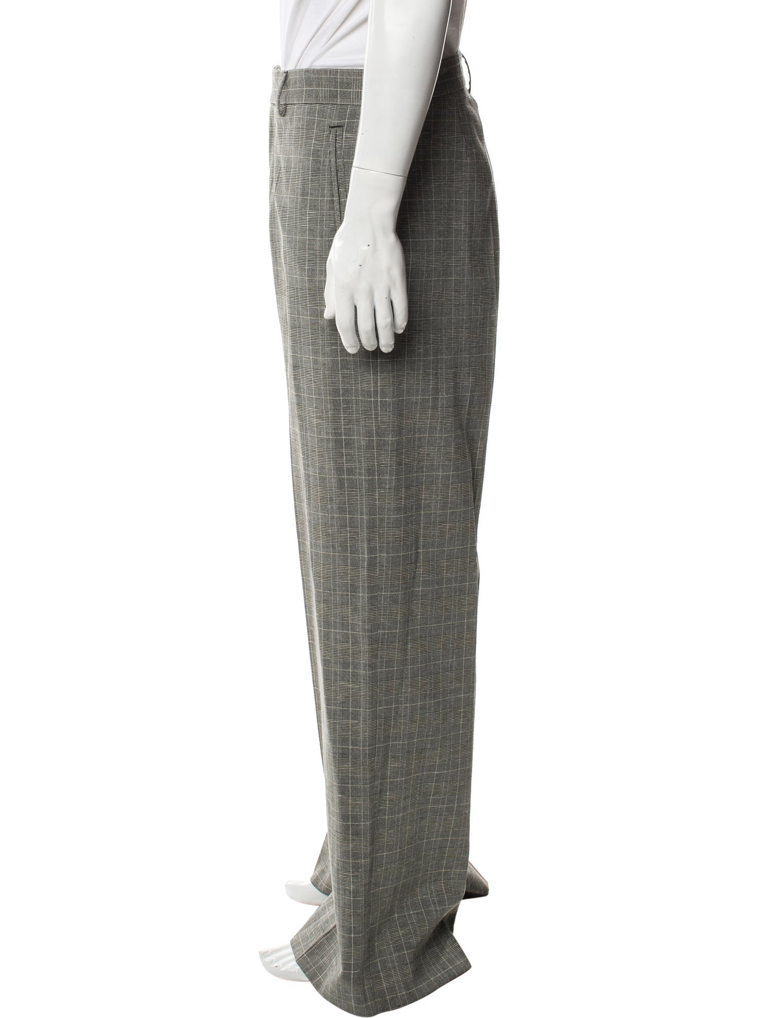 Second/Layer Plaid Print Pants