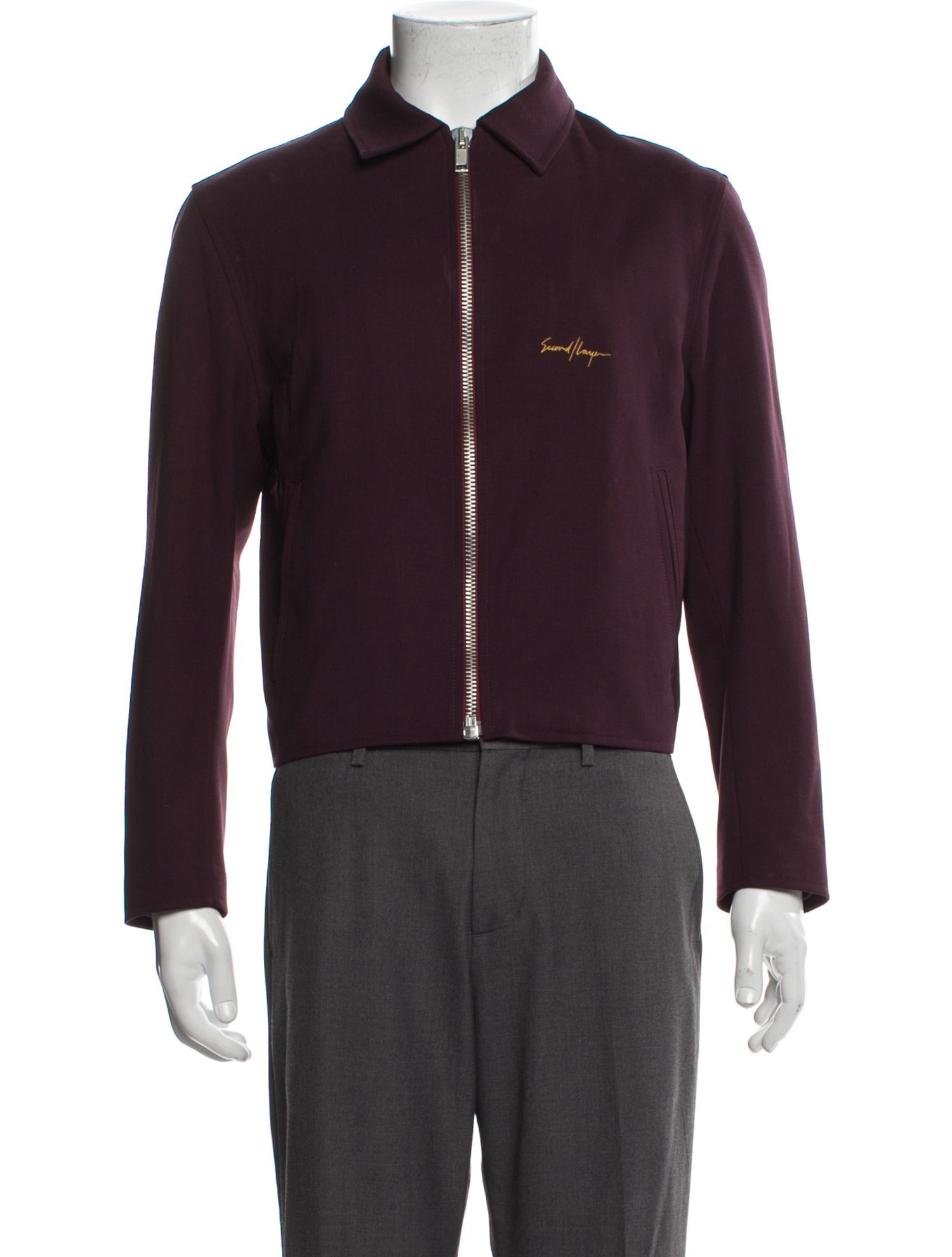 Second/Layer Virgin Wool Bomber Jacket