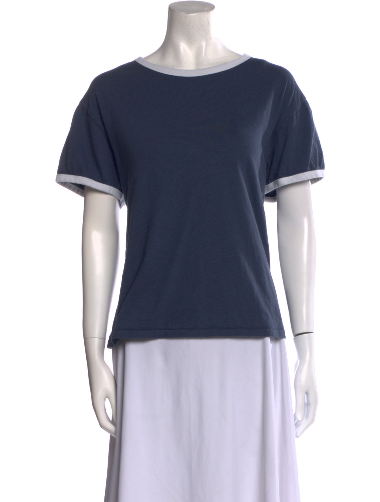Second/Layer Bateau Neckline Short Sleeve T-Shirt