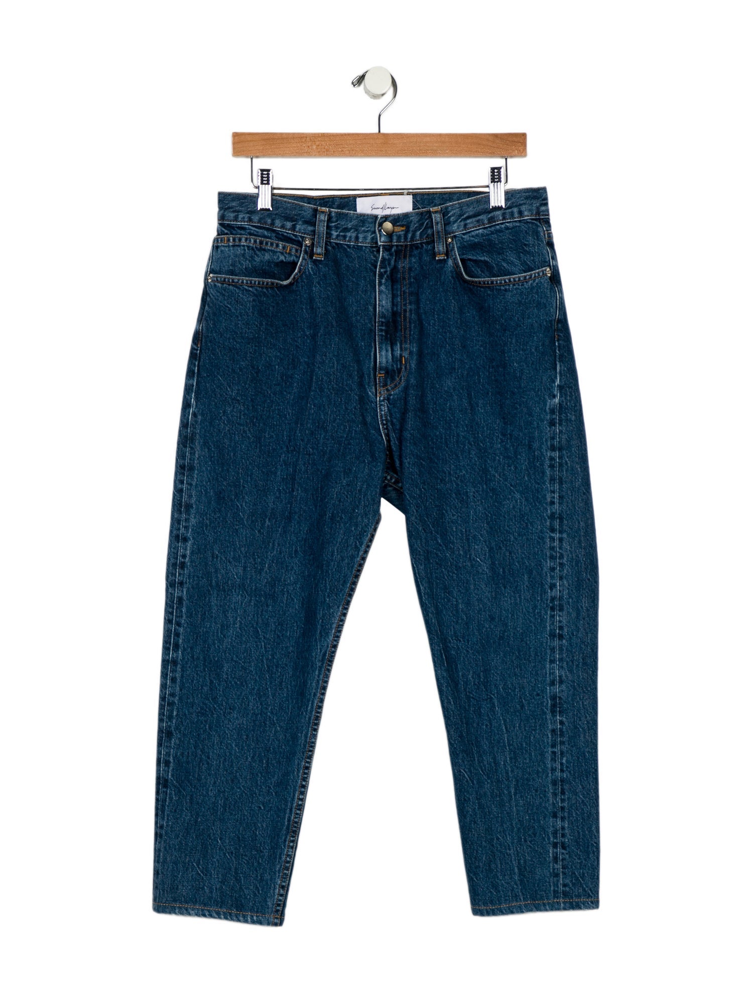 Second/Layer High-Rise Straight Leg Jeans