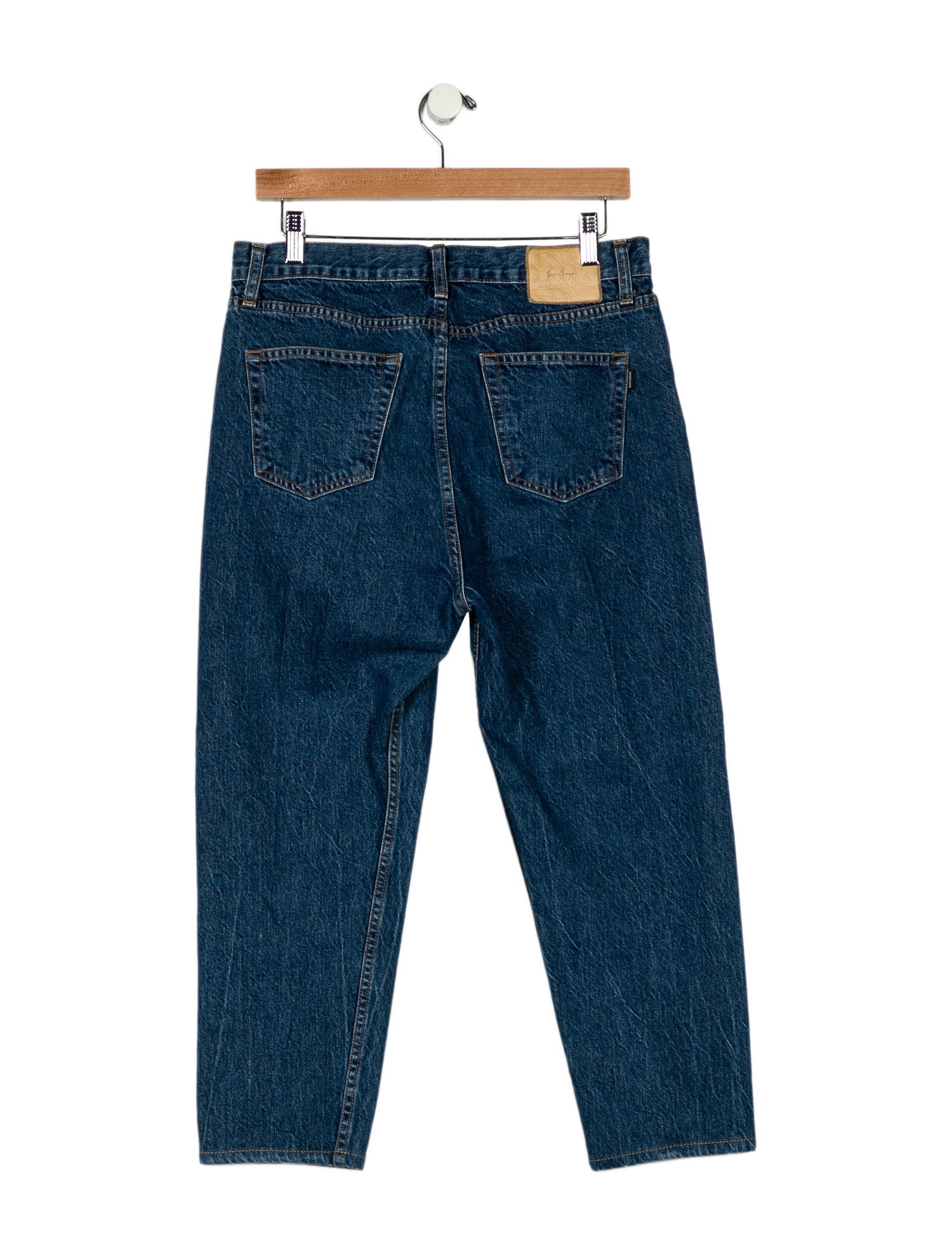 Second/Layer High-Rise Straight Leg Jeans