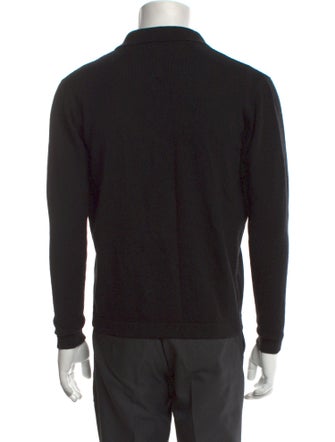 Second/Layer Mock Neck Long Sleeve Polo Sweater