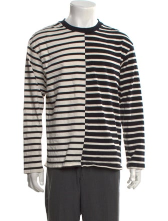 Second/Layer Striped Crew Neck Henley