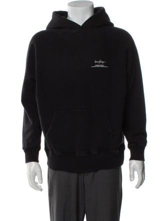 Second/Layer Graphic Print Crew Neck Hoodie