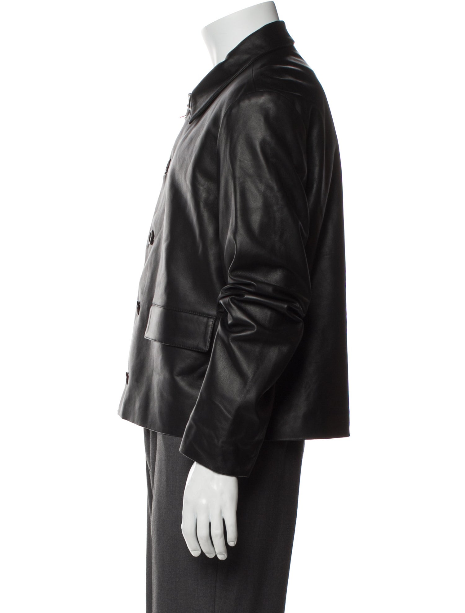 Second/Layer Leather Moto Jacket