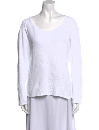 Second/Layer Scoop Neck Long Sleeve Top