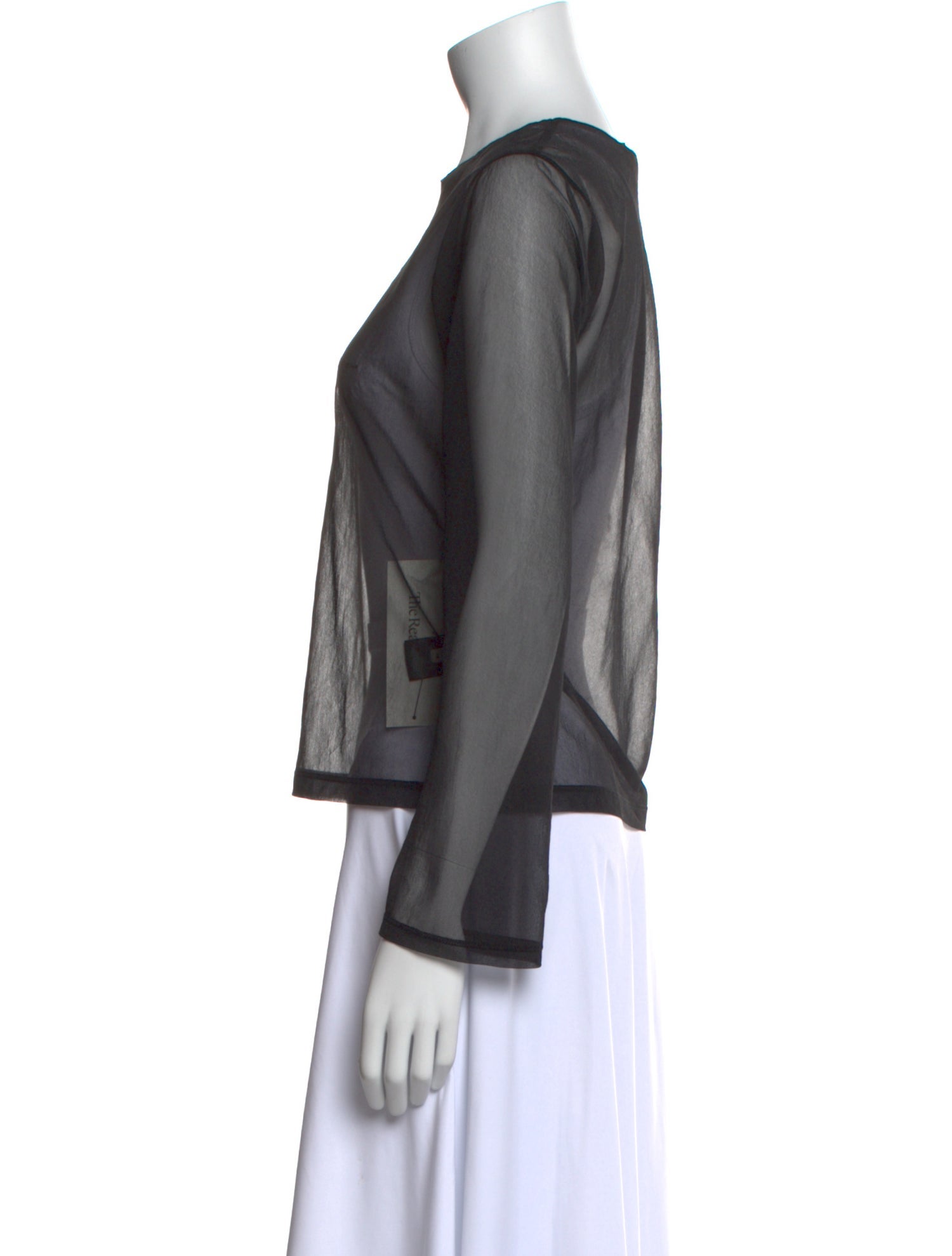 Second/Layer Scoop Neck Long Sleeve Top