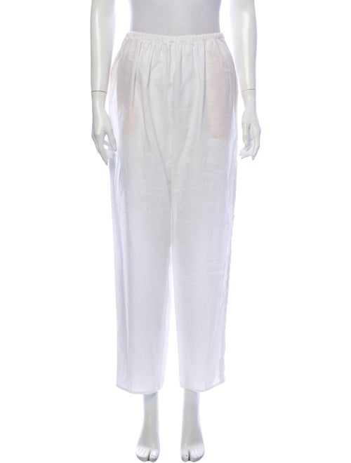 Shamask Straight Leg Pants White