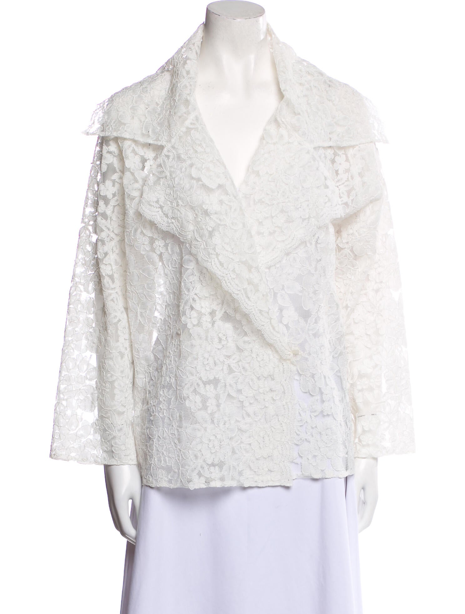 Shamask Lace Pattern Evening Jacket