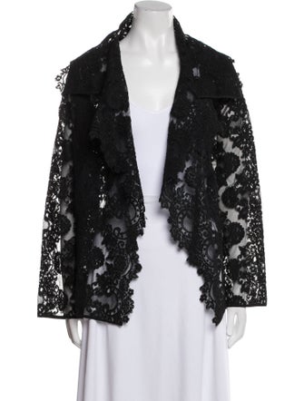 Shamask Lace Pattern Evening Jacket