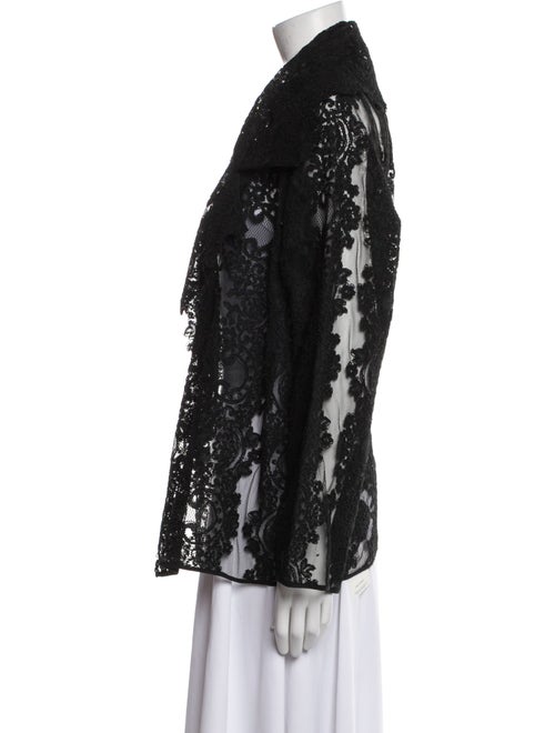 Shamask Lace Pattern Evening Jacket
