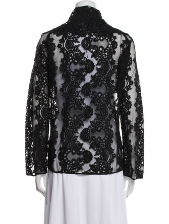 Shamask Lace Pattern Evening Jacket