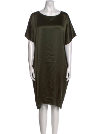Shamask Silk Knee-Length Dress