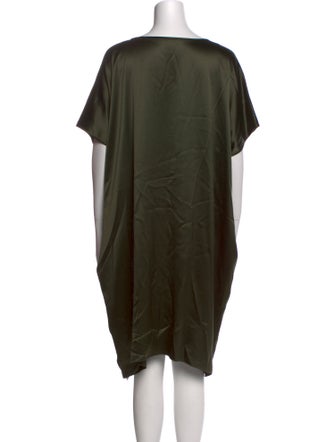 Shamask Silk Knee-Length Dress