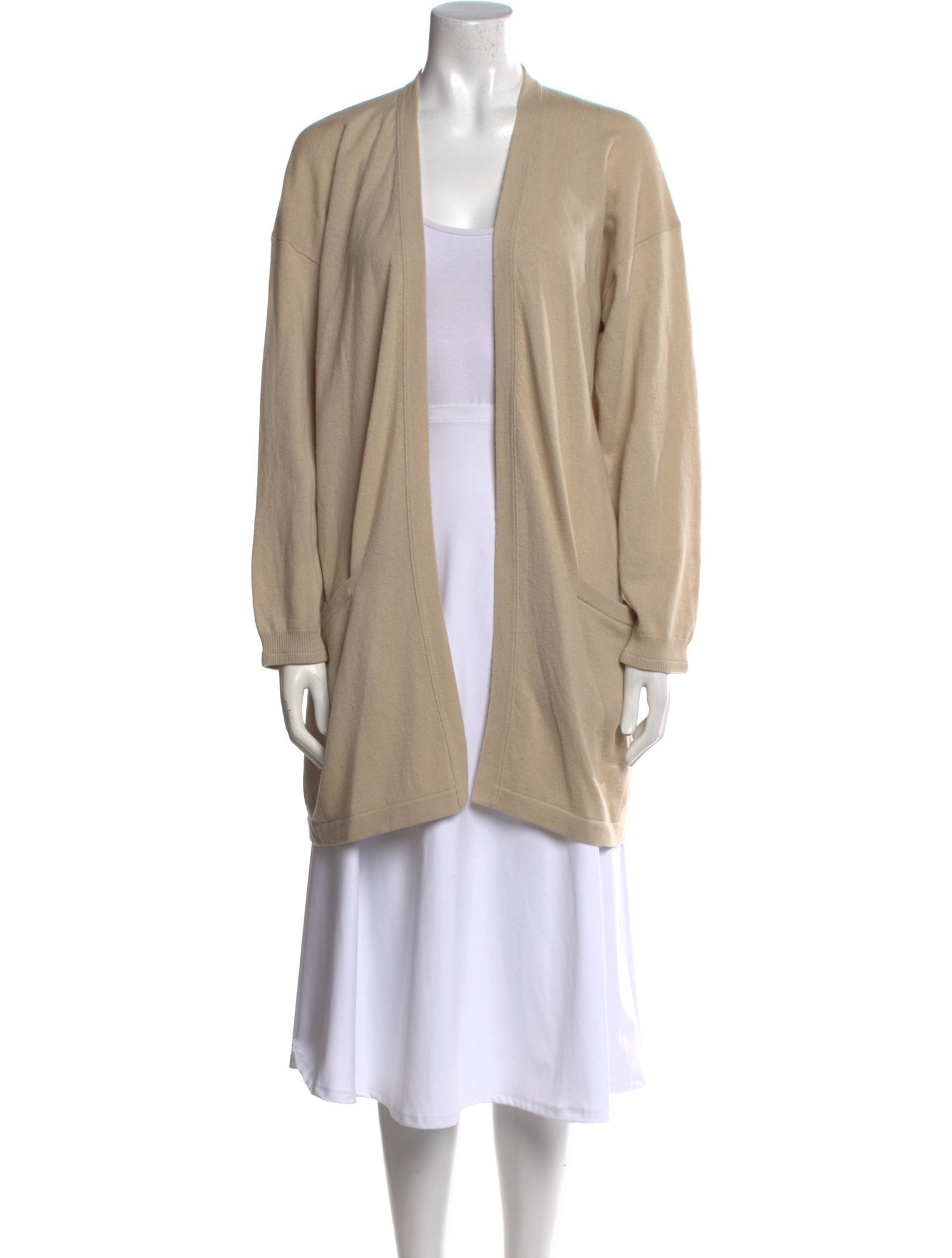 Shamask Cashmere Open Front Sweater