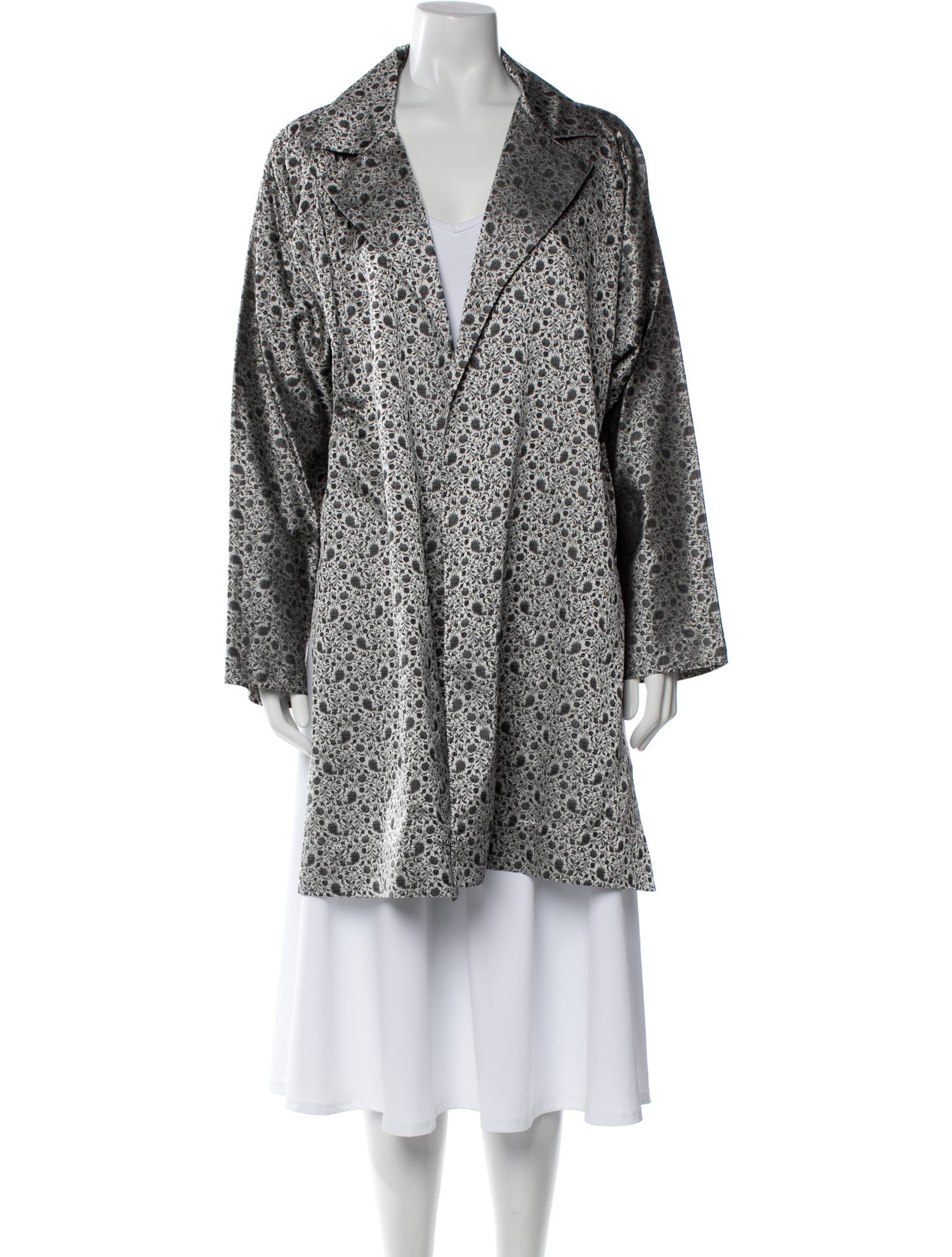 Shamask Silk Printed Jacket