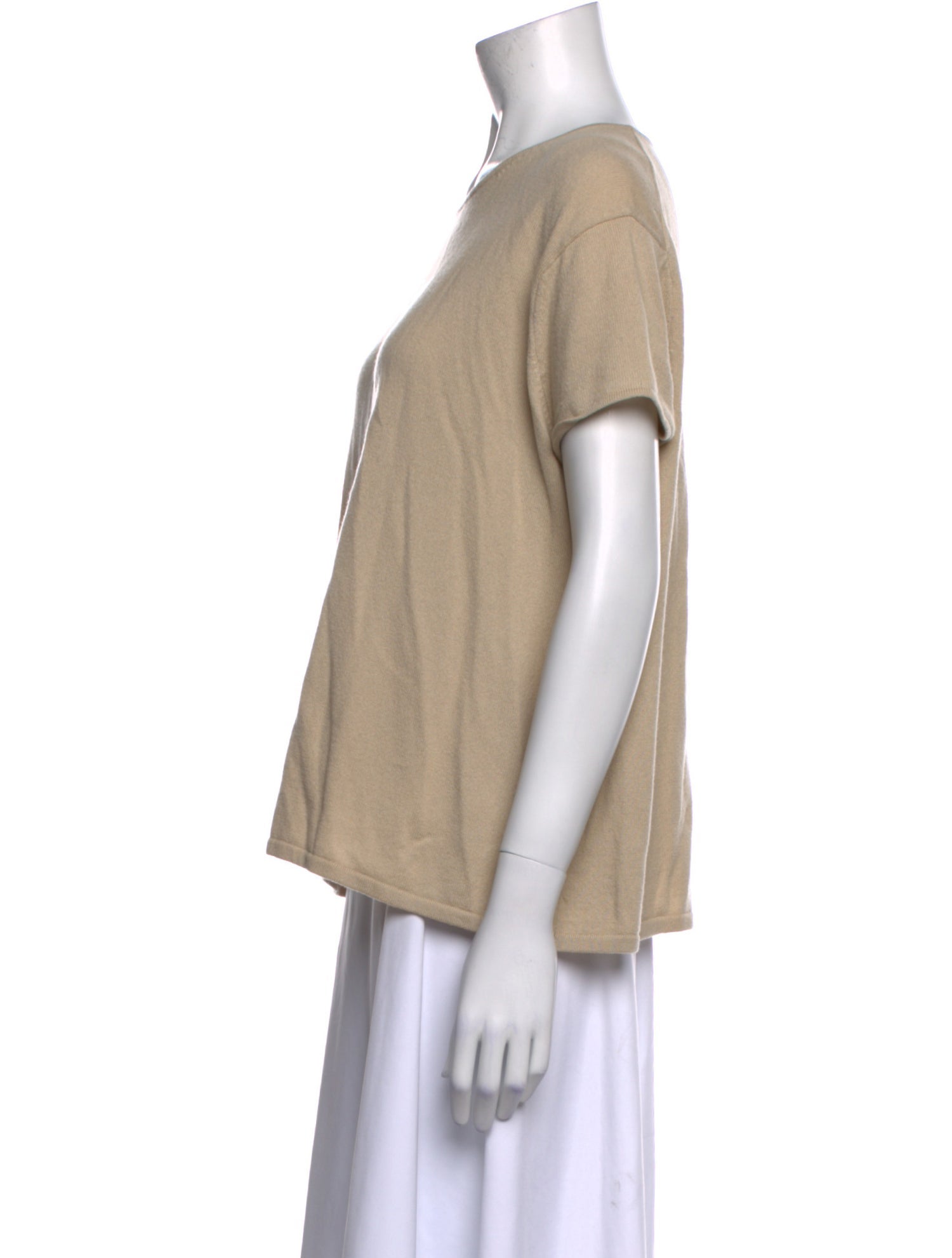 Shamask Cashmere Bateau Neckline Sweater