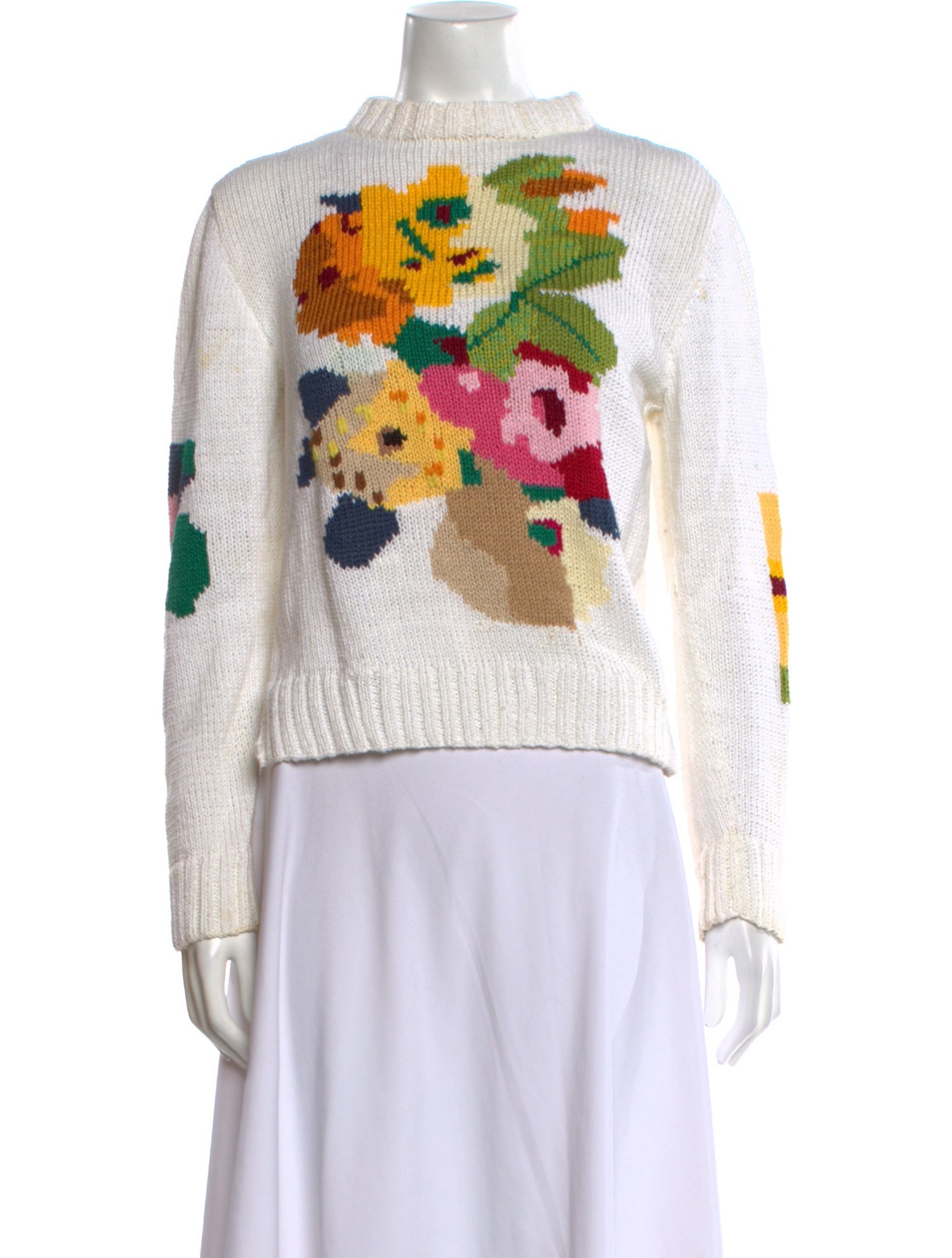 Smythe x Augden Printed Crew Neck Sweater