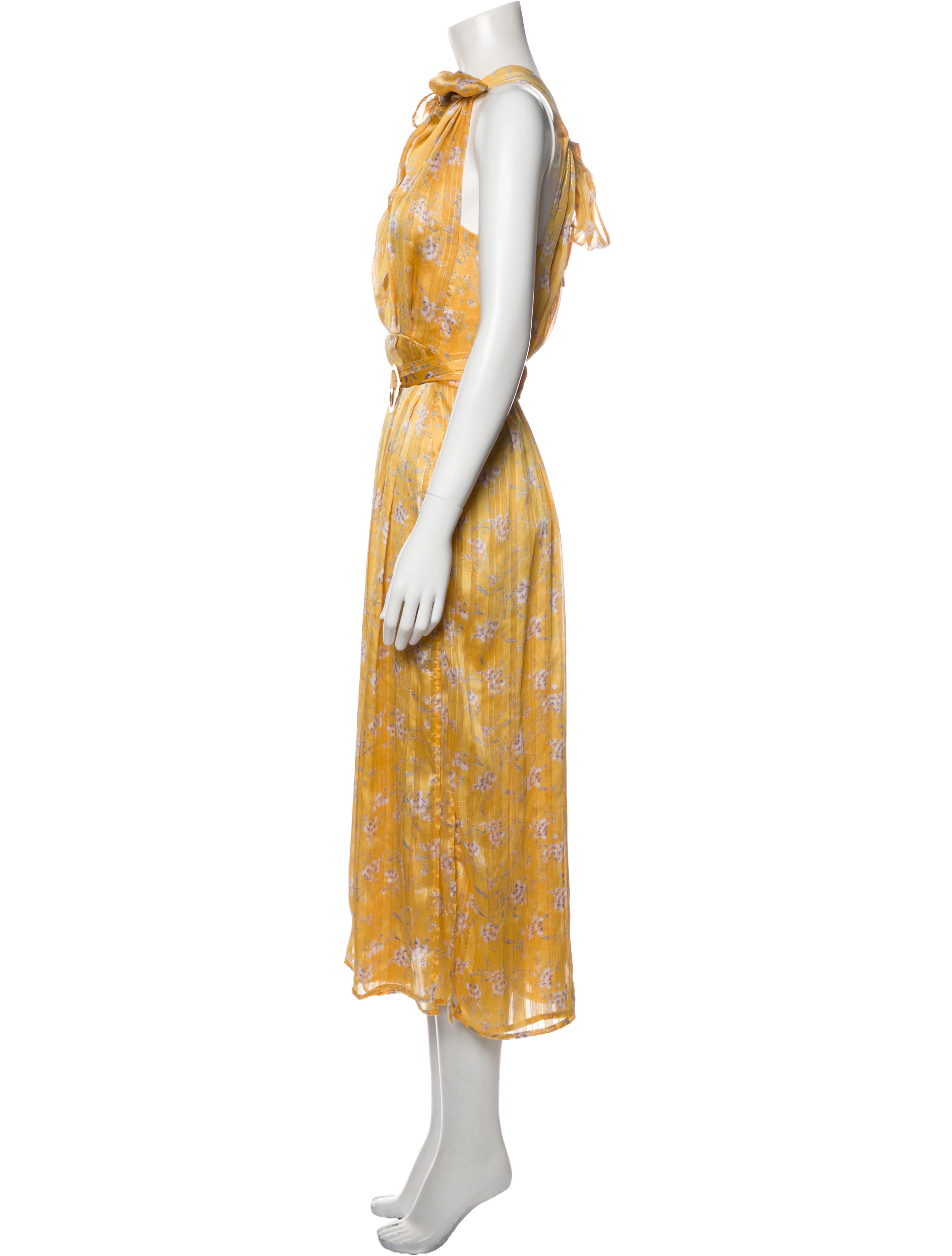 Sabina Musayev Printed Long Dress