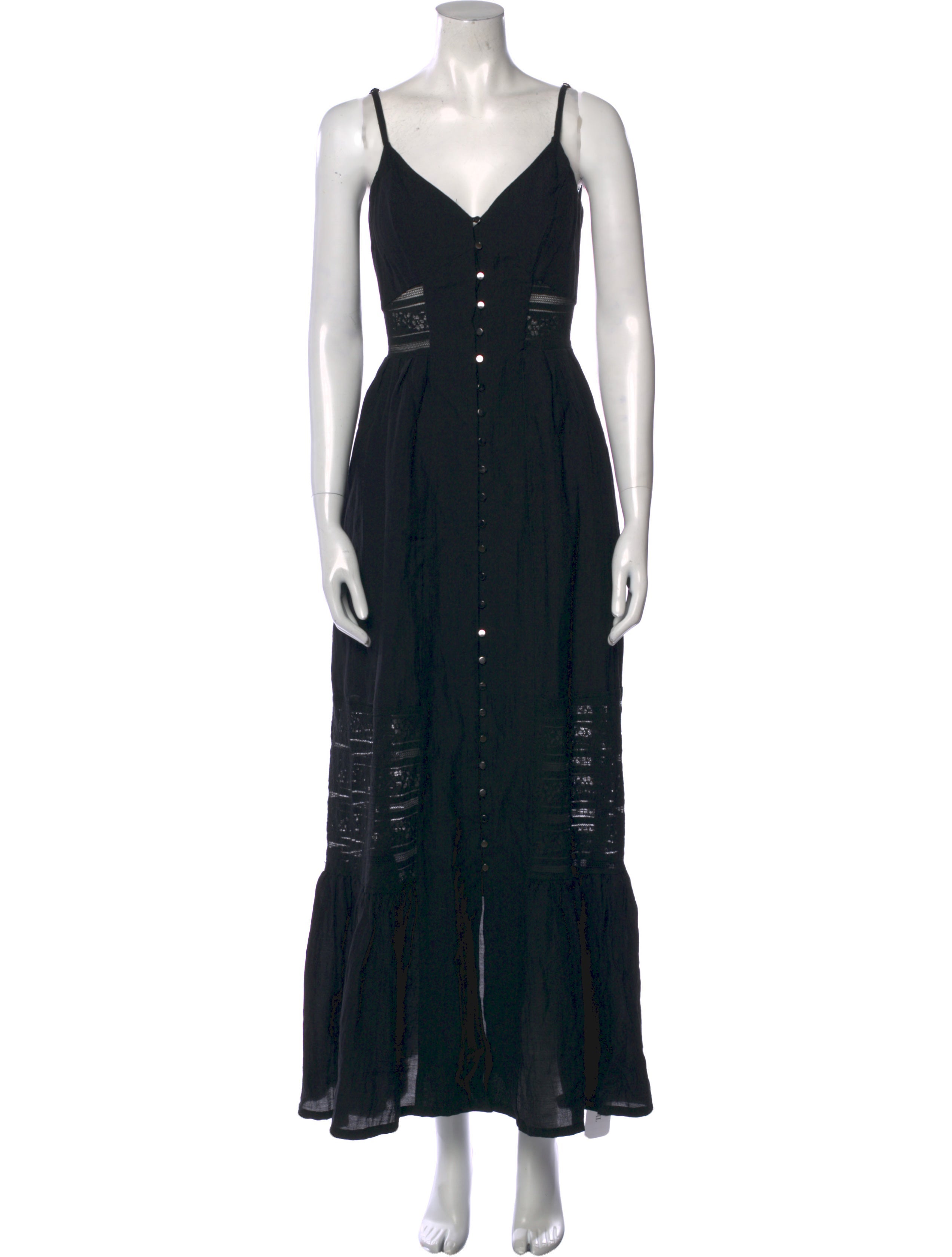 Sabina Musayev V-Neck Long Dress