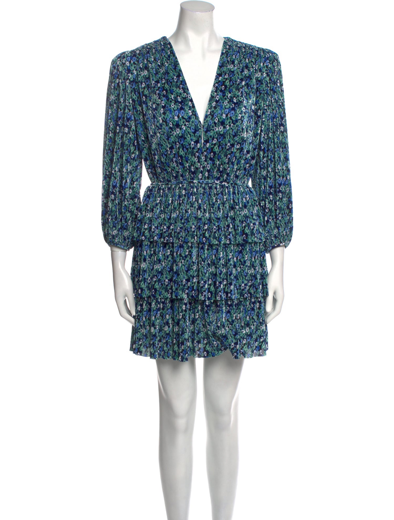 Sabina Musayev Floral Print Mini Dress w/ Tags