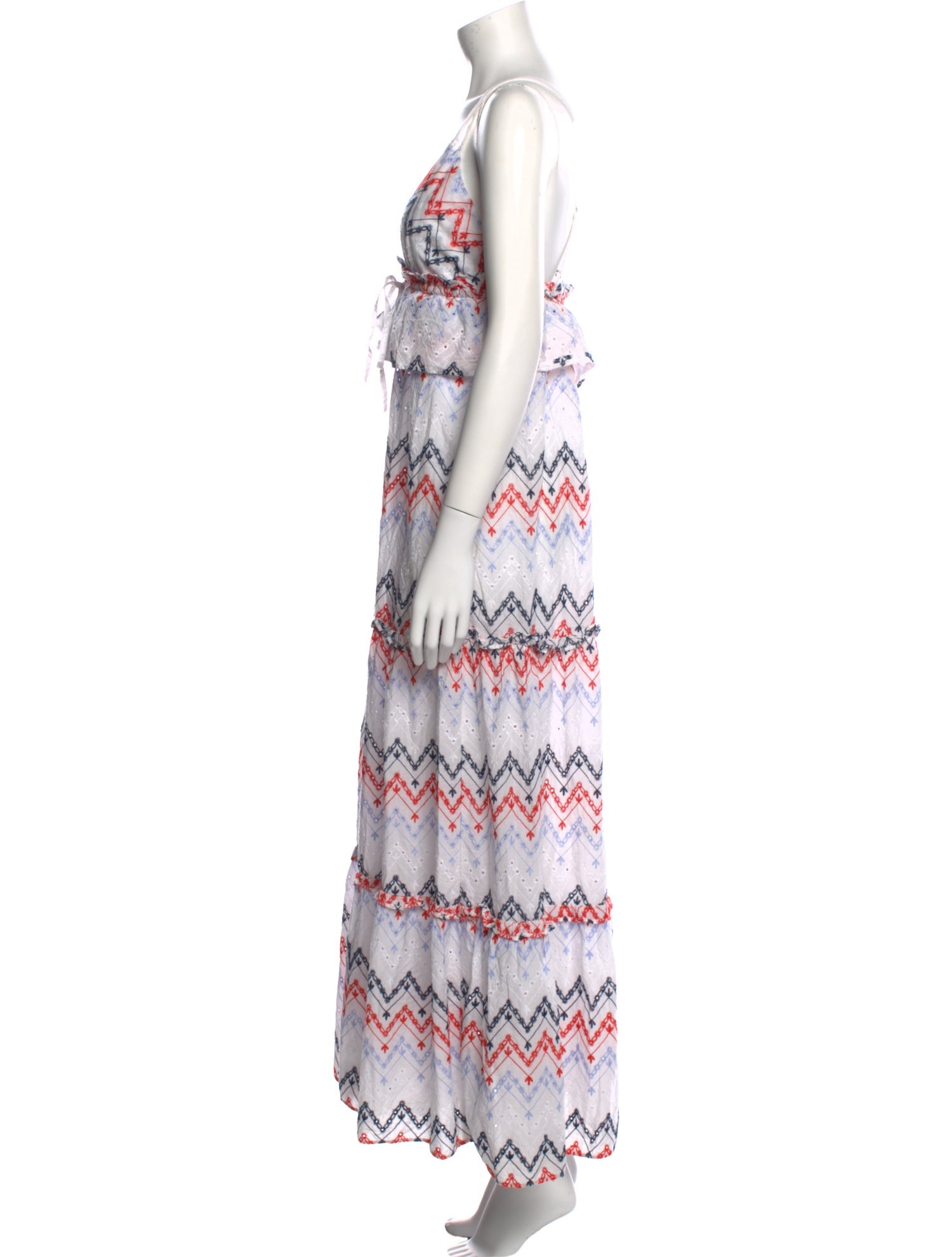 Sabina Musayev Printed Long Dress