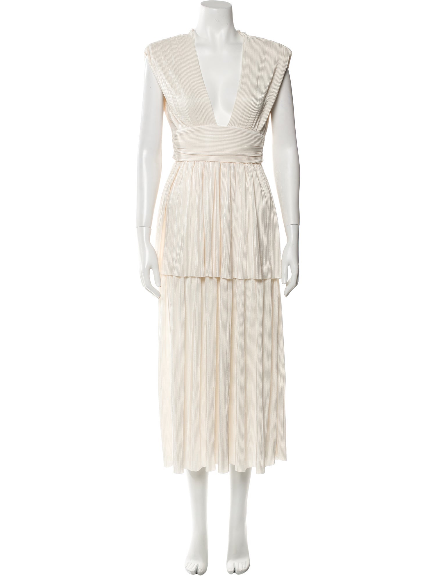 Sabina Musayev V-Neck Long Dress