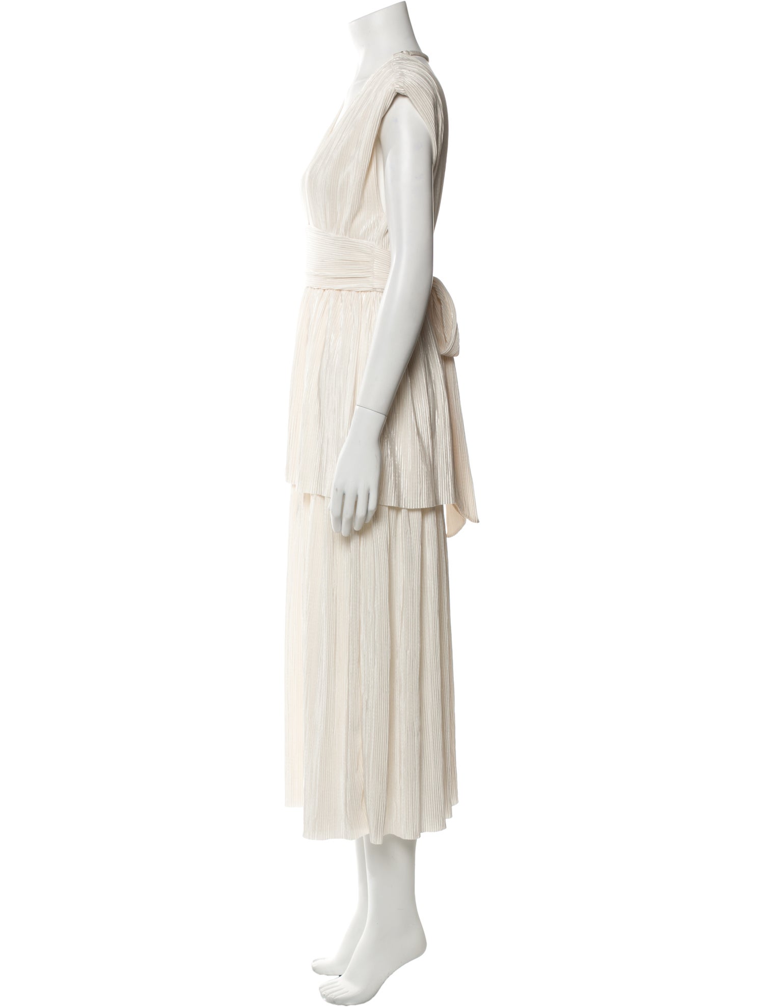 Sabina Musayev V-Neck Long Dress